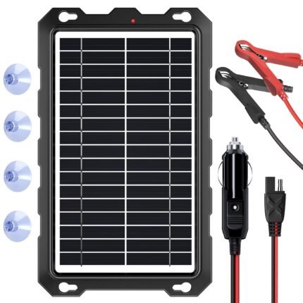 Solar Battery Charger, SUNAPEX-10W-12V-Solar-Battery-Charger_1