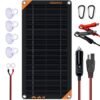 Solar Battery Maintainer, SUNAPEX-10W-12V-Solar-Battery-Maintainer-Black_1