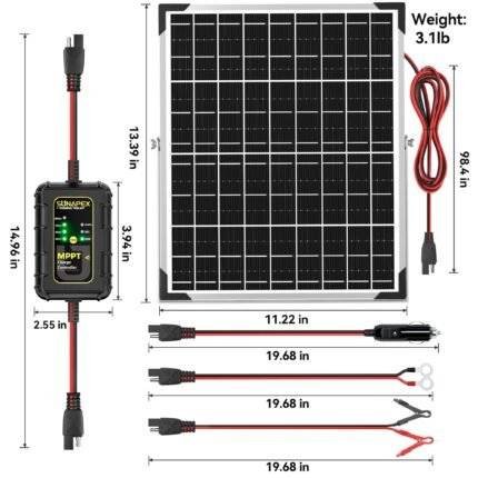 SUNAPEX-12V-Solar-Panel-Trickle-Charger-with-15W-MPPT-Controller-9