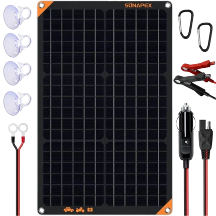 SUNAPEX-30W-12V-Solar-Battery-Maintainer-Black_1