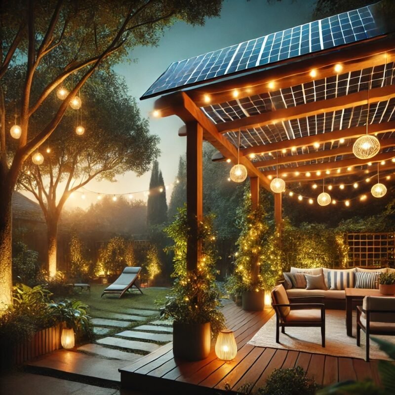 Solar string lights, Eco-friendly lighting, Sustainable living, Outdoor solar lights, Renewable energy lighting