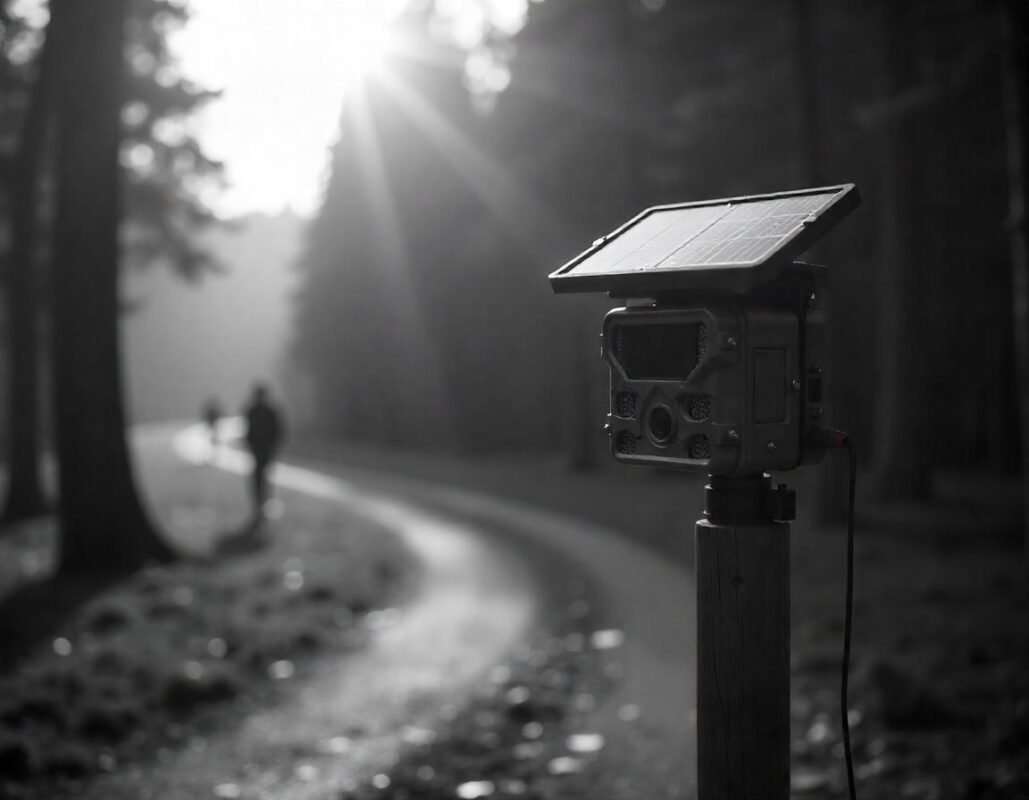 The Benefits of Solar Panels for Trail Cameras - Elevating Wildlife Monitoring 2 Solar panels for trail cameras, Solar-powered trail cameras, Renewable energy for wildlife monitoring, Sustainable outdoor surveillance, Solar energy solutions for trail cameras, Trail camera solar panel setup