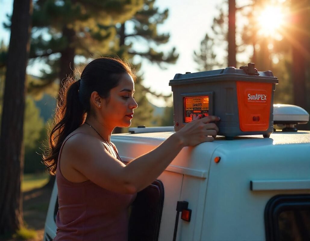 Solar Battery Maintainer, 12V solar battery, SUNAPEX 5W 12V, Solar-powered battery maintainer, Long-Lasting Battery, Eco-Friendly Solution