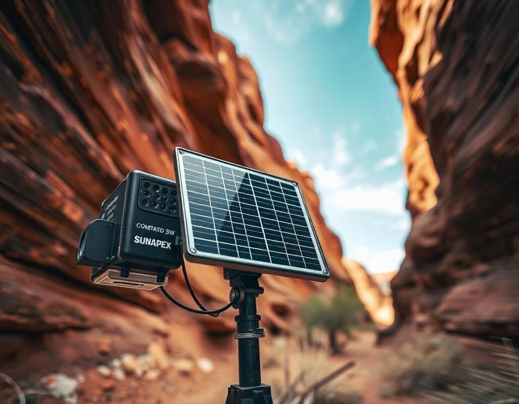 Sunapex 3W Solar Panel for Trail Camera, Solar panel for trail camera, Off-Grid Power, 4500mAh battery, Wildlife enthusiasts