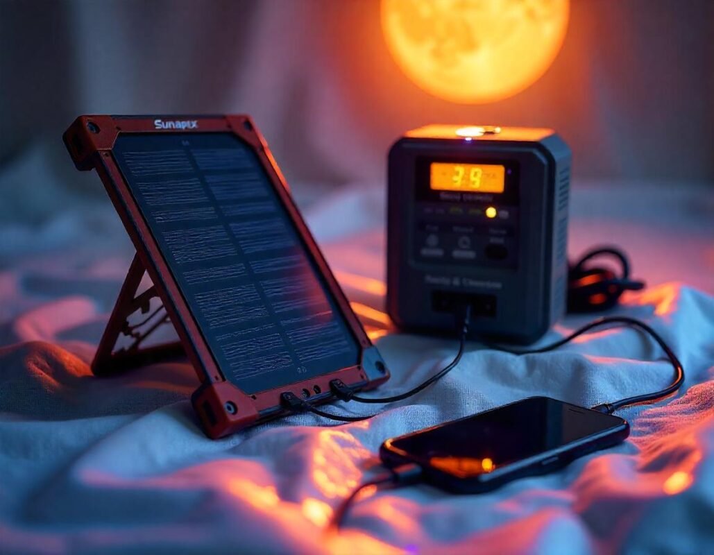 Sunapex 15W MPPT Solar Battery Charger, MPPT Technology, Portable Design, Small-scale solar Systems, Solar charging