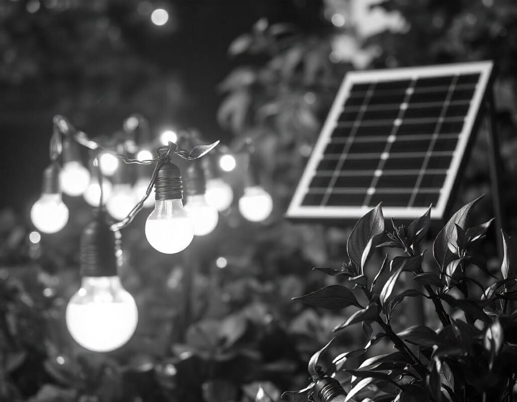 Solar string lights, Sunapex S14 LED Bulbs, Outdoor lighting, Eco-friendly Lighting, Solar power