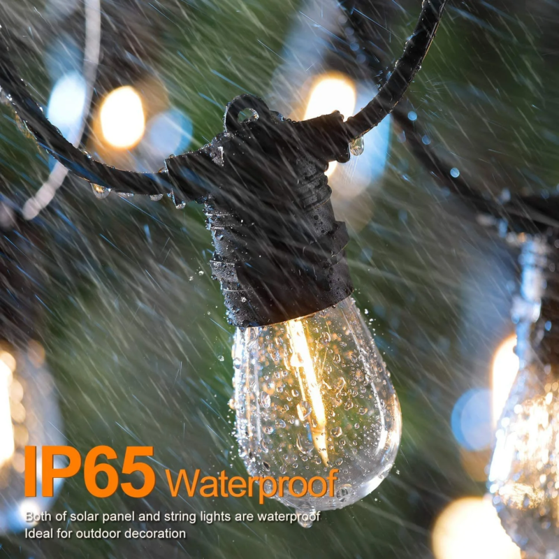 Solar string lights, Sunapex S14 LED Bulbs, Outdoor lighting, Eco-friendly Lighting, Solar power