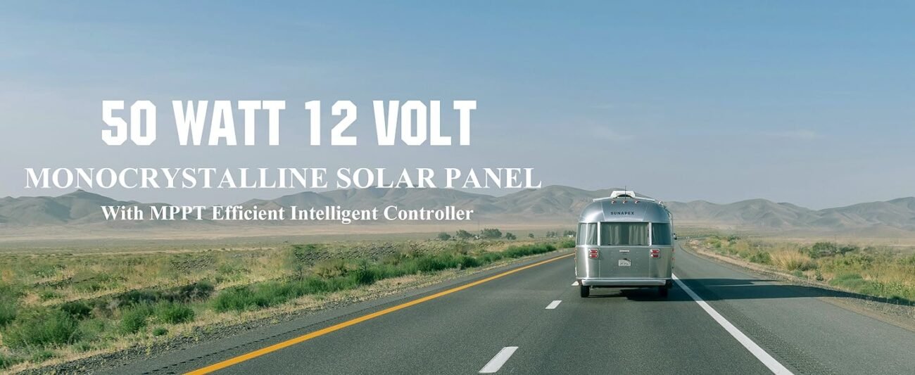 SUNAPEX 50W MPPT Aluminum Solar Panel 1 SUNAPEX 50W MPPT Aluminum Solar Panel With MPPT Controller_7