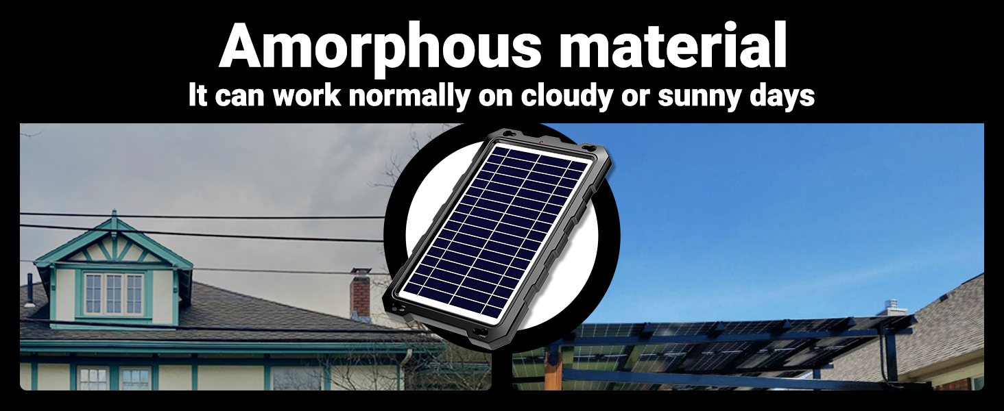 SUNAPEX 8W 12V Solar Charger