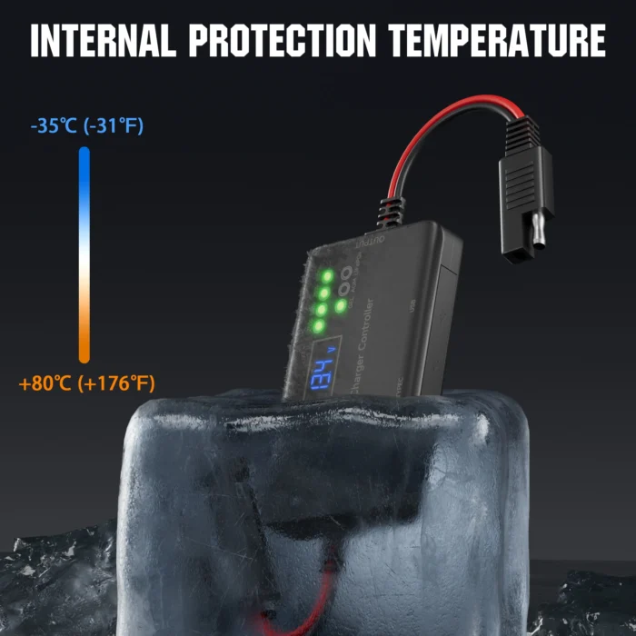 SUNAPEX 12V 20A Solar Panel Charge Controller_interal protection temperature control