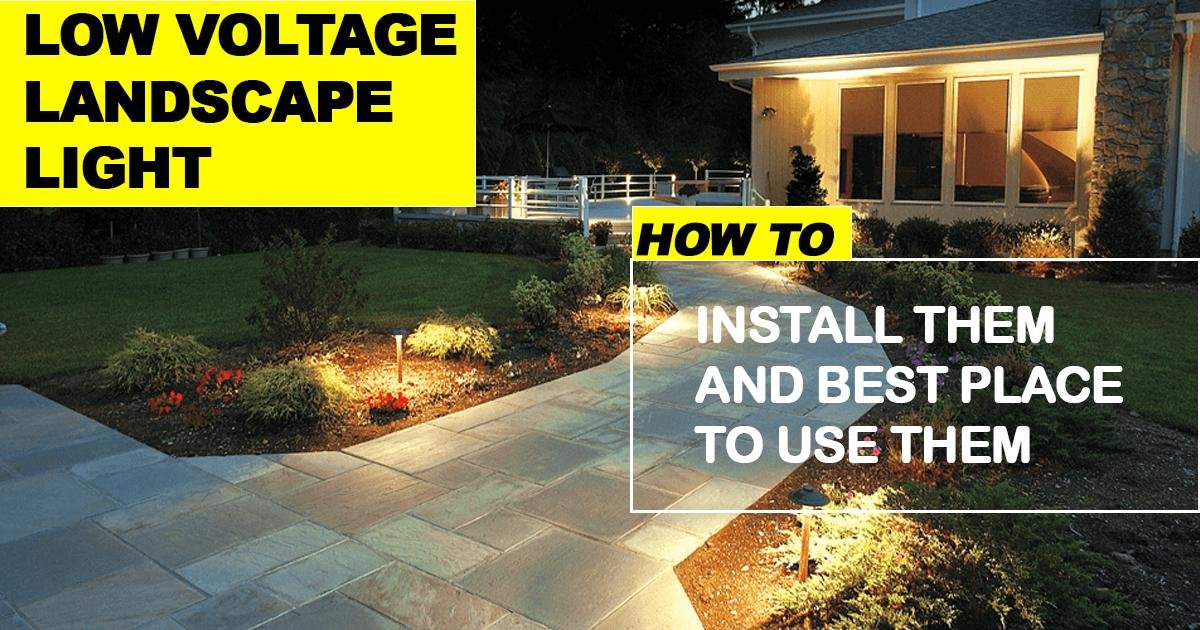 Low Voltage Landscape Lights: A Simple Guide | SUNAPEX 1 Low voltage landscape lights Featured Image