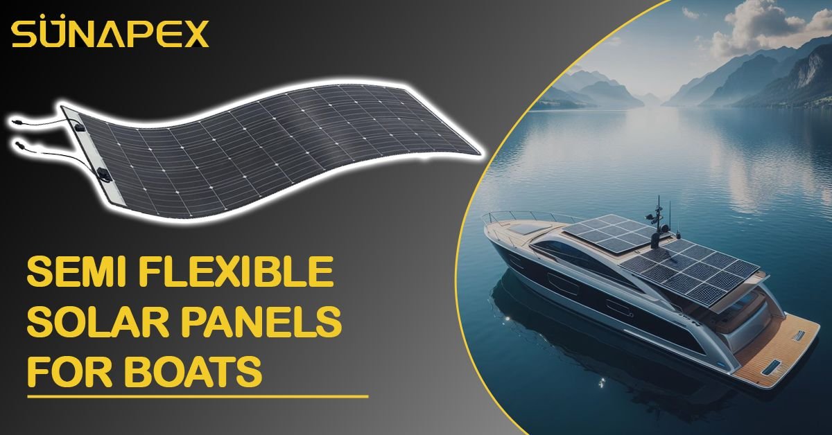 Semi flexible Solar Panels for boats | A Complete Guide | Sunapex 1 Semi flexible Solar Panels for boats Featured Image