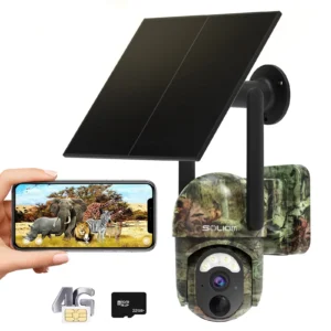 Wireless Game Camera with Solar Panel: Powerful Cam | SUNAPEX 6 camera