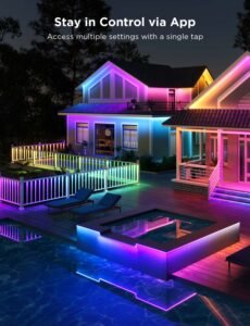 Outdoor LED Strip Lights | A Great way to Decorate | SUNAPEX 3 multi colors