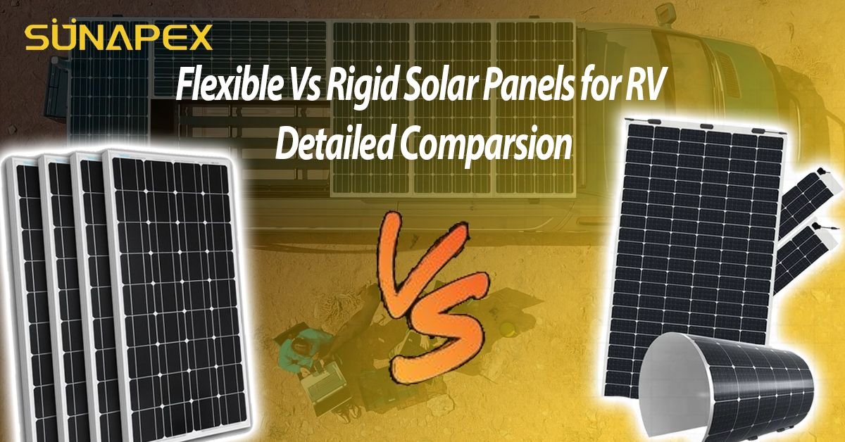 Flexible Vs Rigid Solar Panels for RV | Detailed Comparsion 1 Flexible Vs Rigid Solar Panels for RV Featured Image