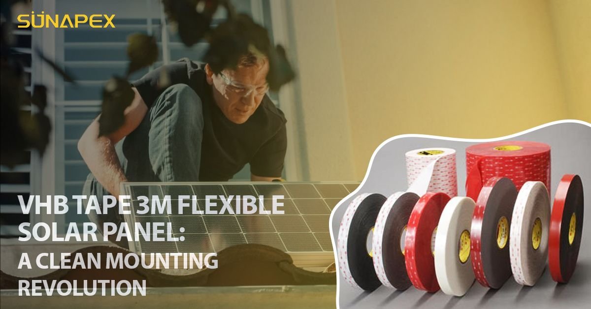 VHB Tape for Flexible Solar Panel | Great Mounting | SUNAPEX 1 VHB Tape Featured Image