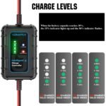 Sunapex Solar Charger Controller 12V: 10A PWM Intelligent Solar Panel Controller 12Volt with LED Display - Waterproof Smart Regulator for RV Boat Car Battery - Tailored AGM Gel LiFePO4 Battery Charger - Image 6