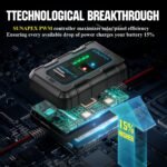 Sunapex Solar Charger Controller 12V: 10A PWM Intelligent Solar Panel Controller 12Volt with LED Display - Waterproof Smart Regulator for RV Boat Car Battery - Tailored AGM Gel LiFePO4 Battery Charger - Image 8