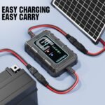 Sunapex Solar Charger Controller 12V: 10A PWM Intelligent Solar Panel Controller 12Volt with LED Display - Waterproof Smart Regulator for RV Boat Car Battery - Tailored AGM Gel LiFePO4 Battery Charger - Image 7